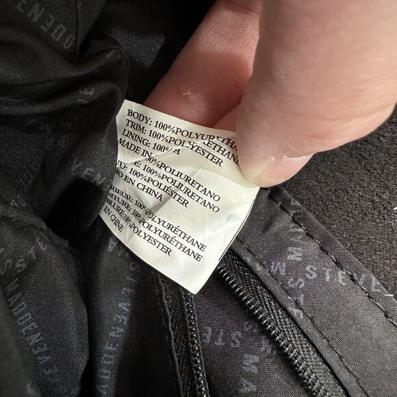 steve madden wila bag purse shoulder faux leather black - Picture 4 of 8